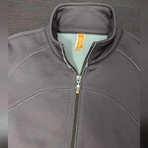 Lucy Women's M Full Zip Up Jacket Sweater Plum Purple Fleece Gorpcore Athleisure